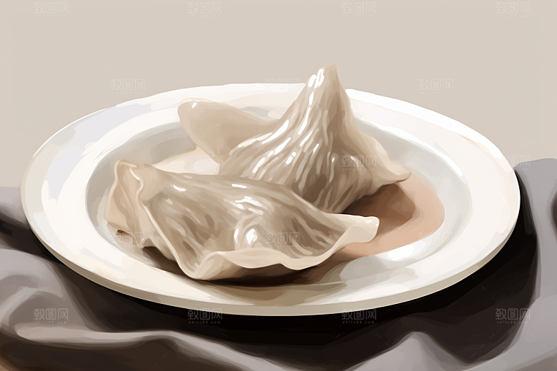 燕窝美味美容插画