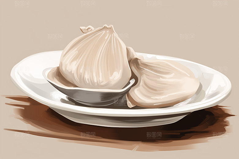 燕窝保健品食疗插画