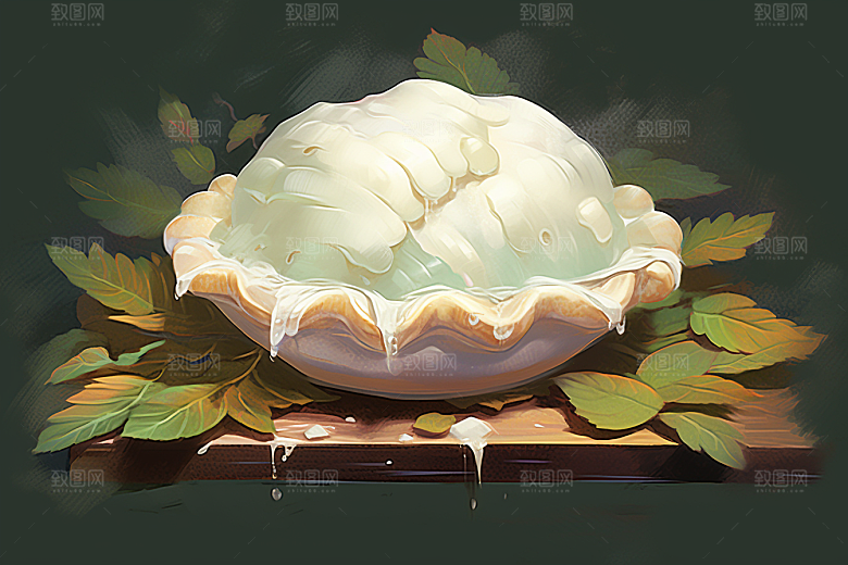 燕窝美容保健品插画