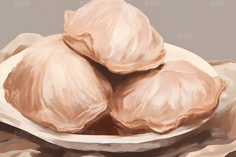 燕窝美食美味插画