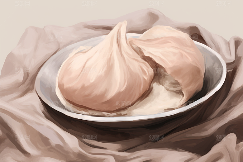 燕窝美容高清插画
