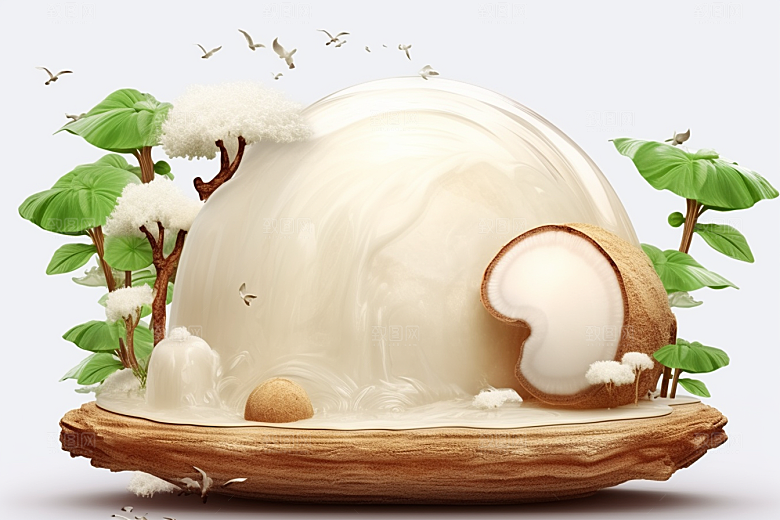 燕窝美味美容插画
