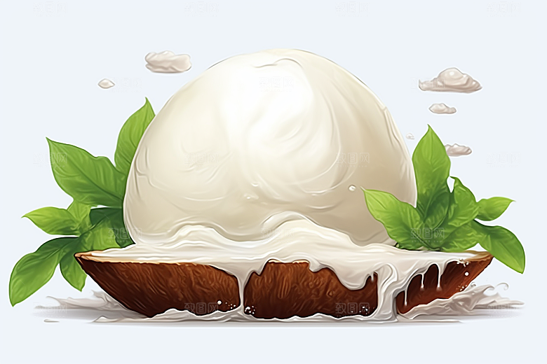 燕窝美食补品插画