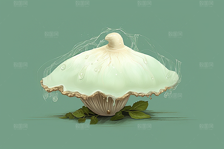 燕窝保健品养颜插画