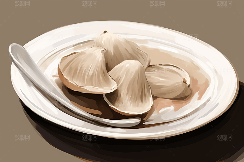 燕窝补品高清插画