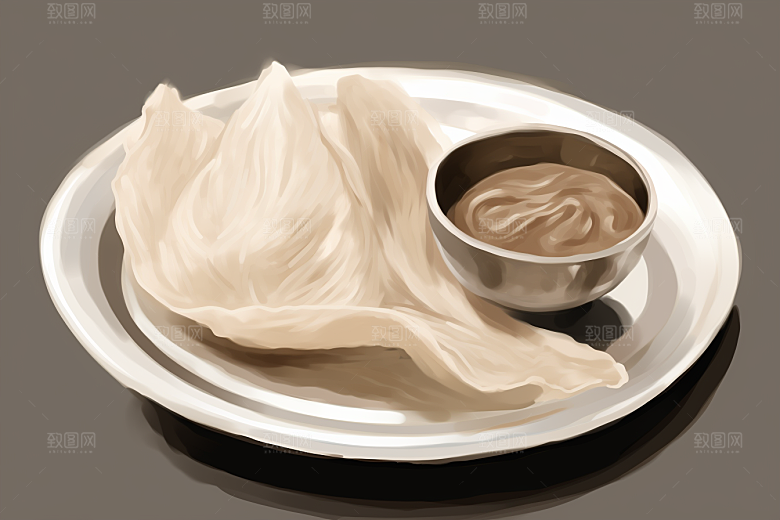 燕窝保健品养颜插画