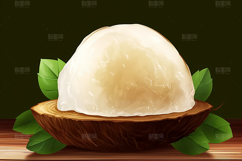 燕窝高清美容插画