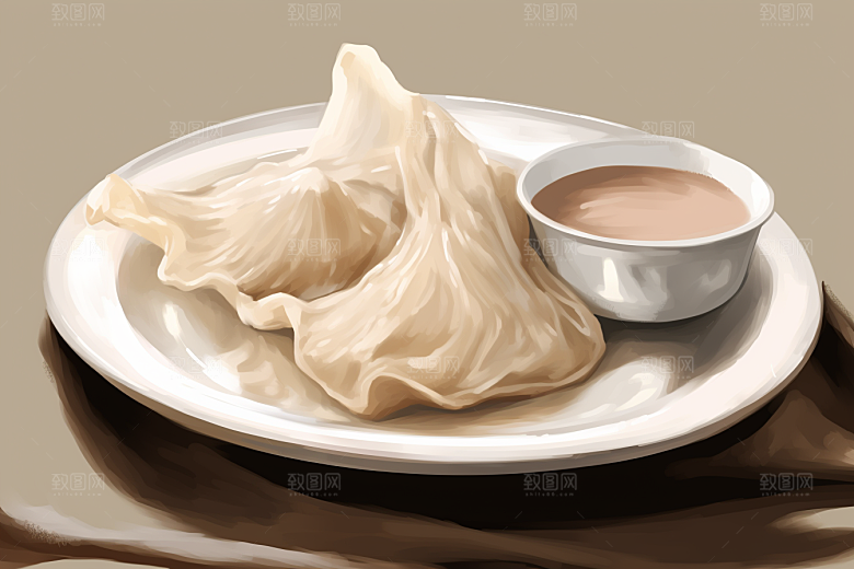 燕窝美容食疗插画
