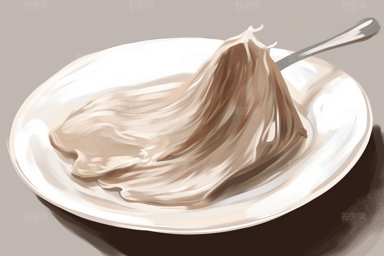 燕窝美容美食插画
