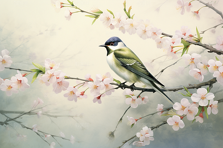 燕子中国风高清插画