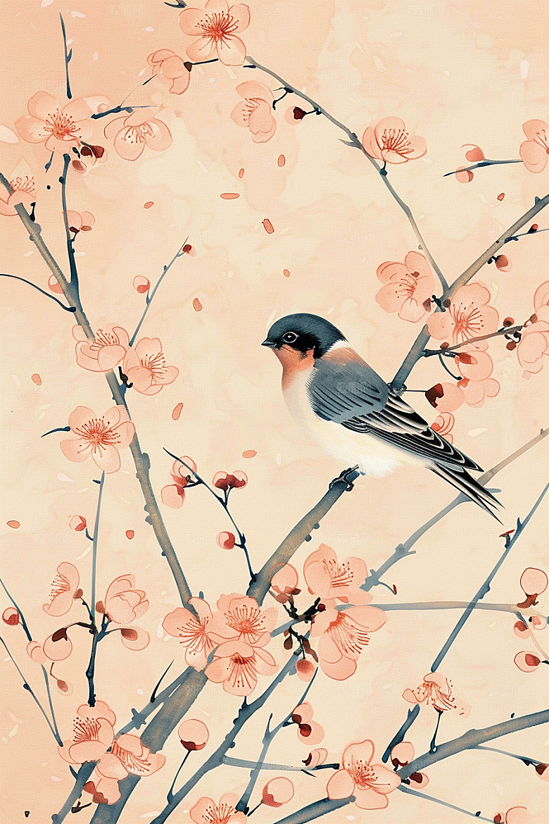 燕子春季高清插画
