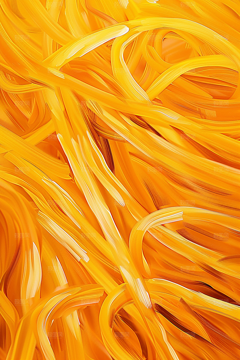 意大利面面条特色插画