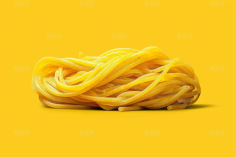意大利面面食艺术感插画
