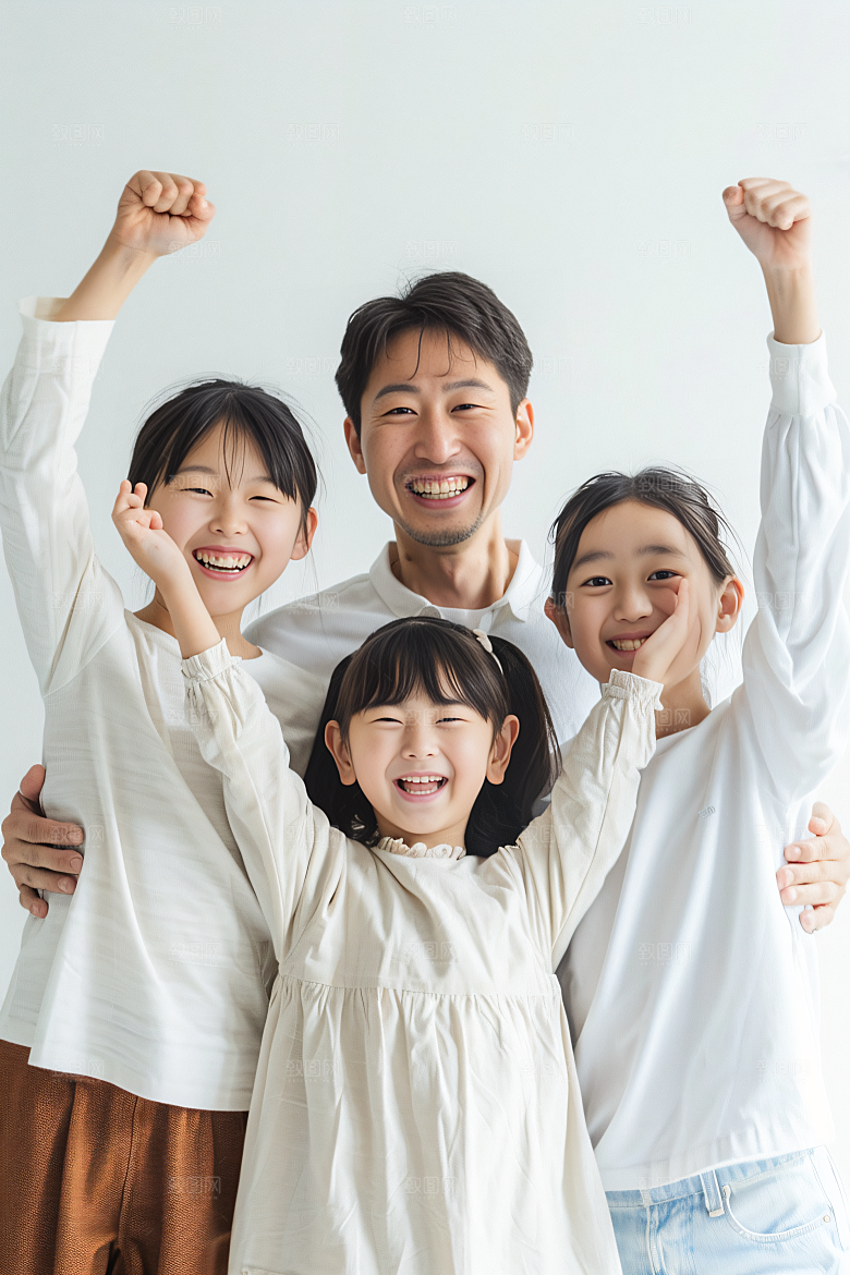 幸福一家人欢乐开心摄影图