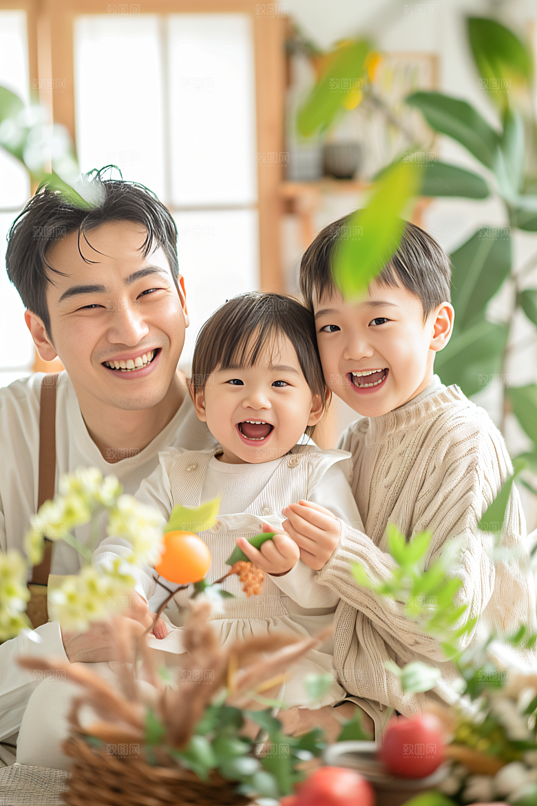 幸福一家人高清欢乐摄影图