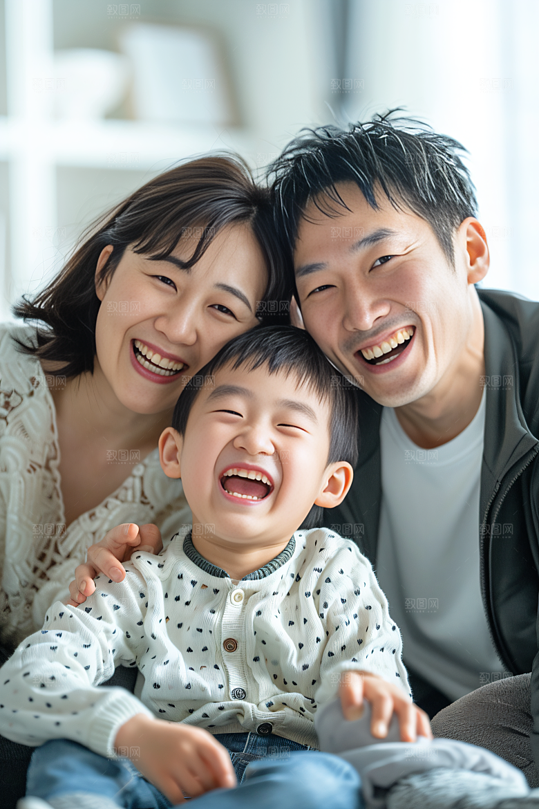 幸福一家人欢乐高清摄影图