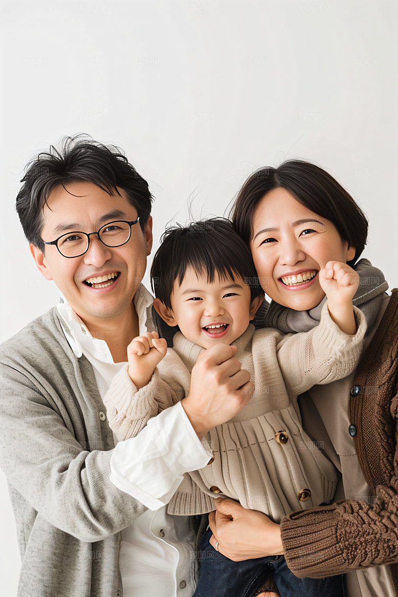 幸福一家人人物家庭摄影图