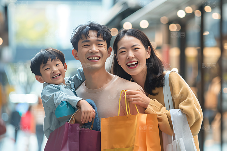 幸福一家人开心欢乐摄影图