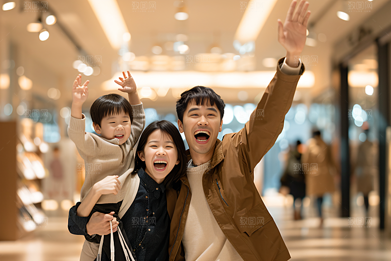 幸福一家人家庭人物摄影图
