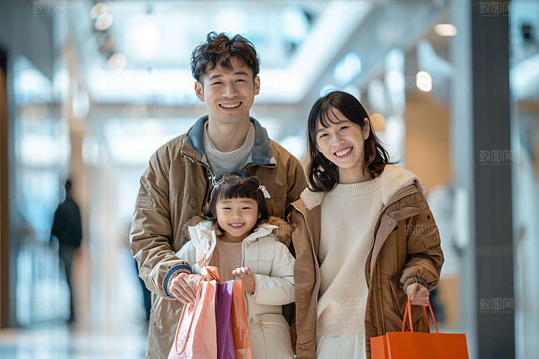 幸福一家人家庭欢乐摄影图