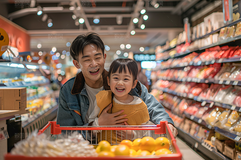 幸福一家人出游相聚摄影图