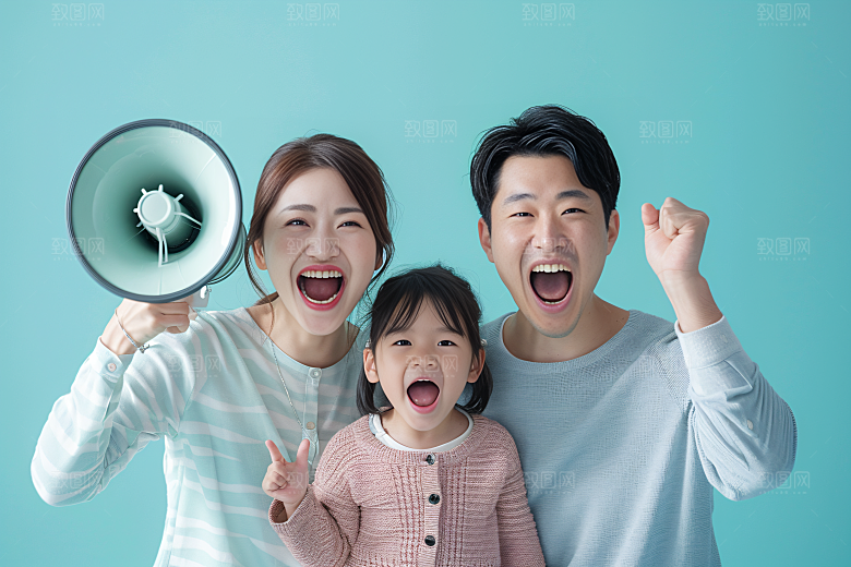 幸福一家人开心高清摄影图