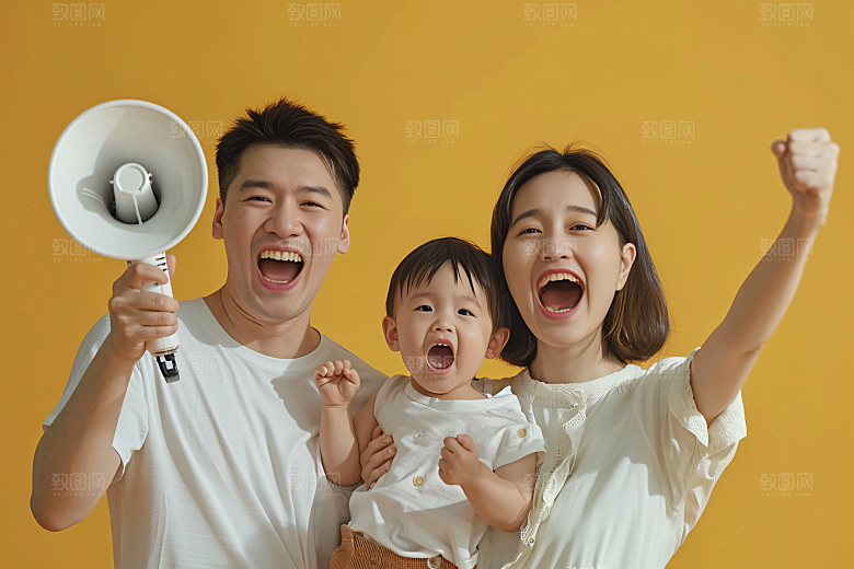 幸福一家人欢乐开心摄影图