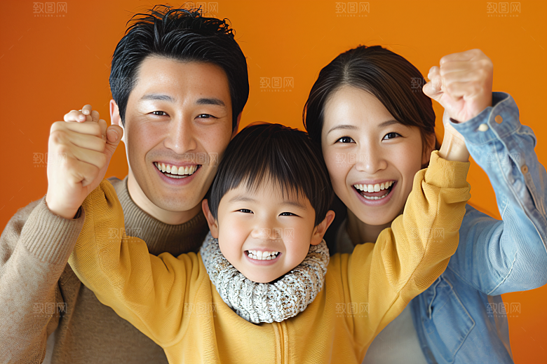 幸福一家人开心欢乐摄影图