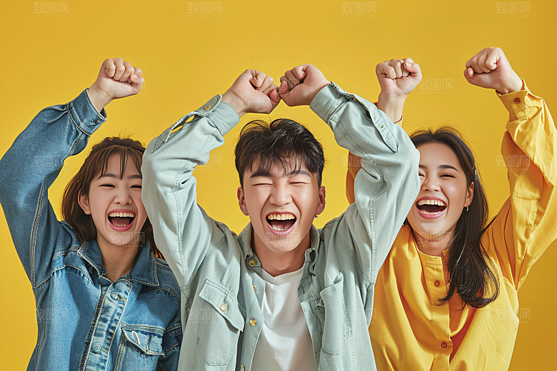 幸福一家人高清出行摄影图