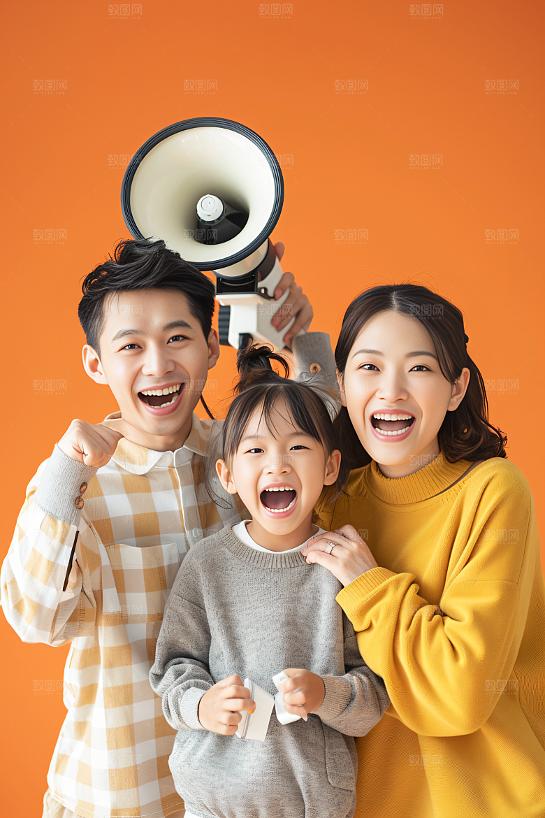 幸福一家人开心欢乐摄影图