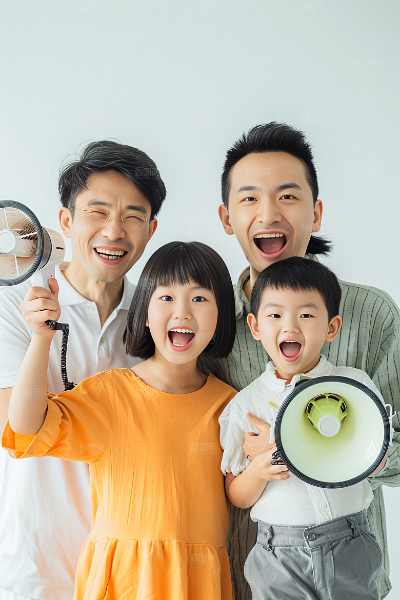 幸福一家人开心高清摄影图