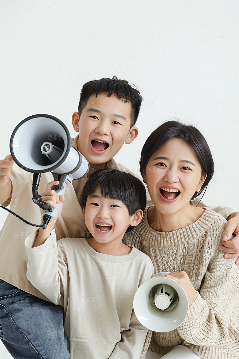 幸福一家人开心亲子摄影图