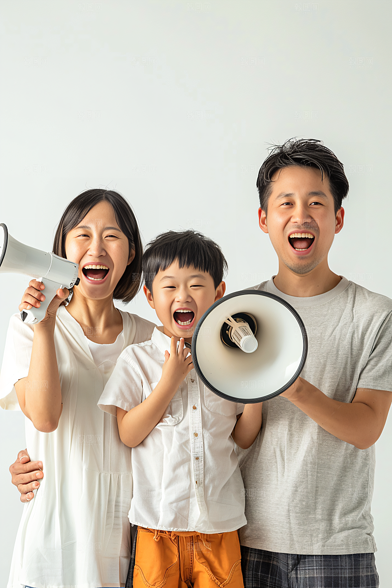 幸福一家人家庭亲子摄影图