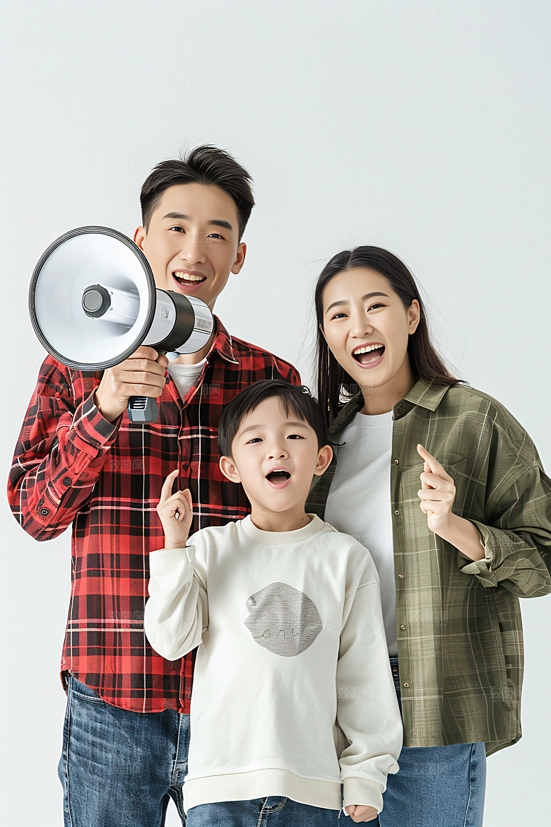 幸福一家人人物亲子摄影图