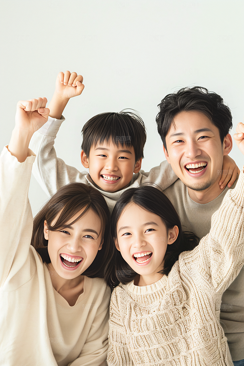 幸福一家人高清欢乐摄影图