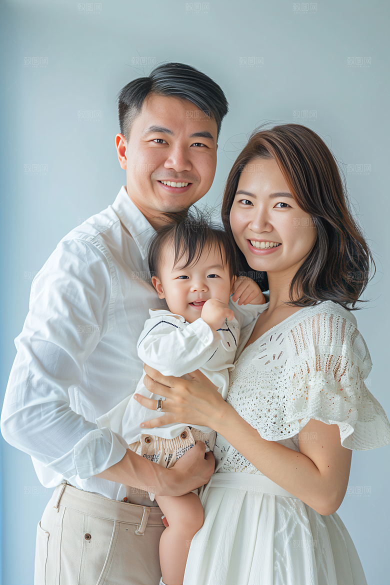 幸福一家人家庭欢乐摄影图