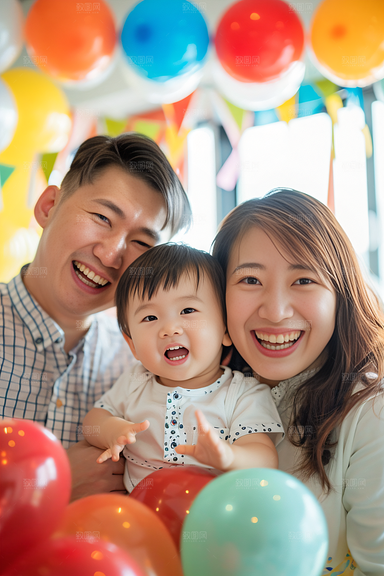 幸福一家人人物家庭摄影图