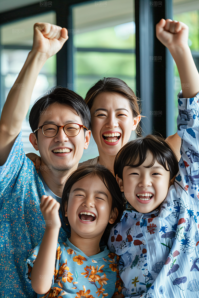 幸福一家人人物亲子摄影图