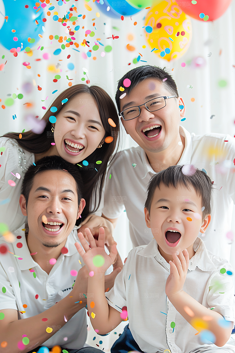 幸福一家人人物亲子摄影图