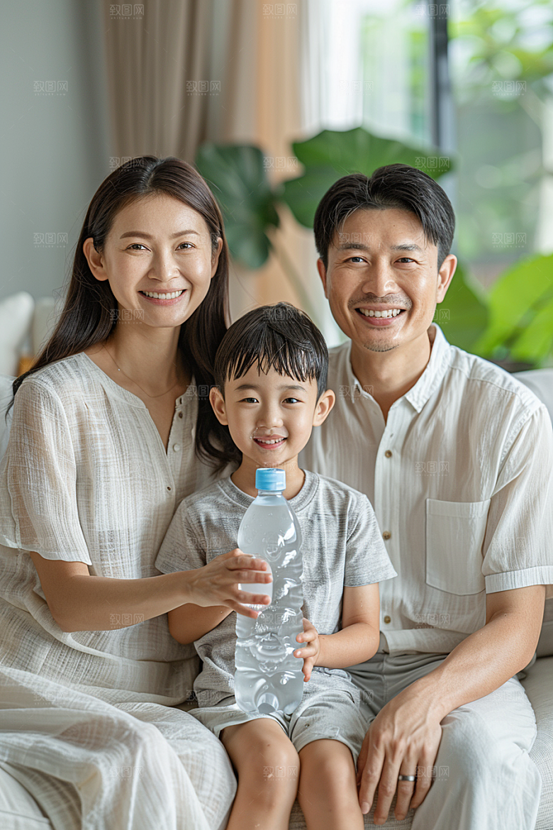 家庭人物温馨亲情摄影图