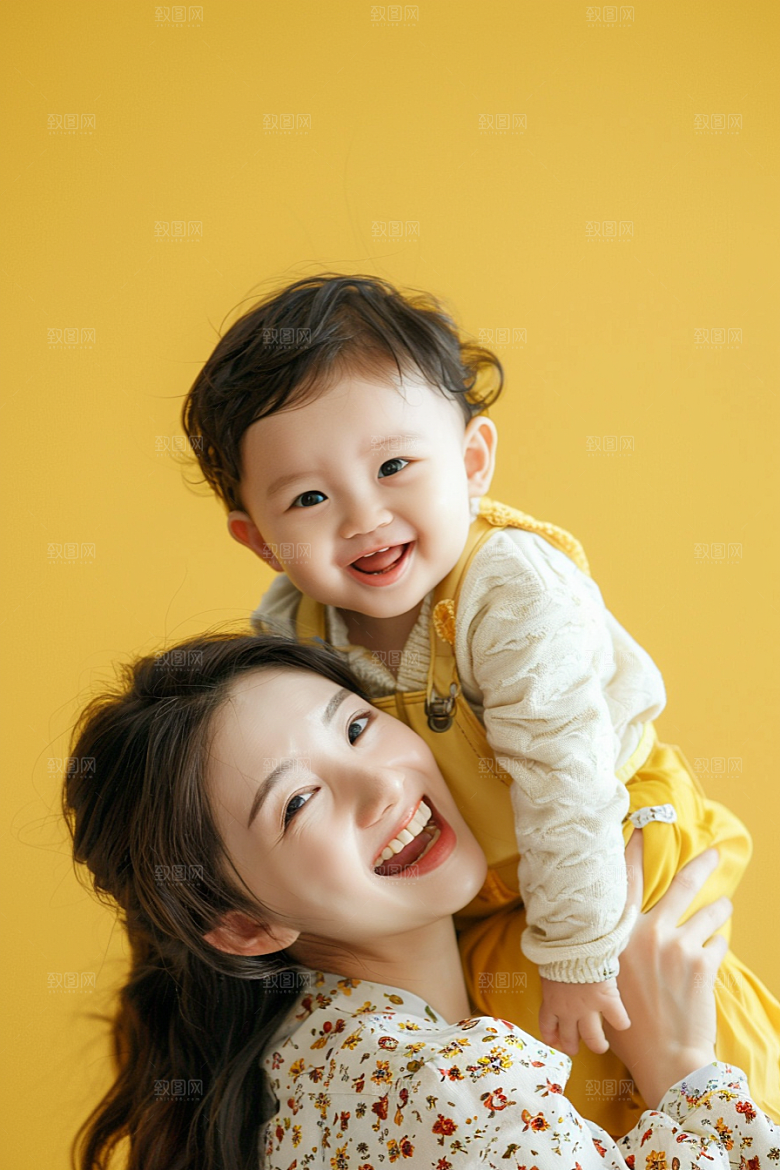 家庭人物亲情温暖摄影图
