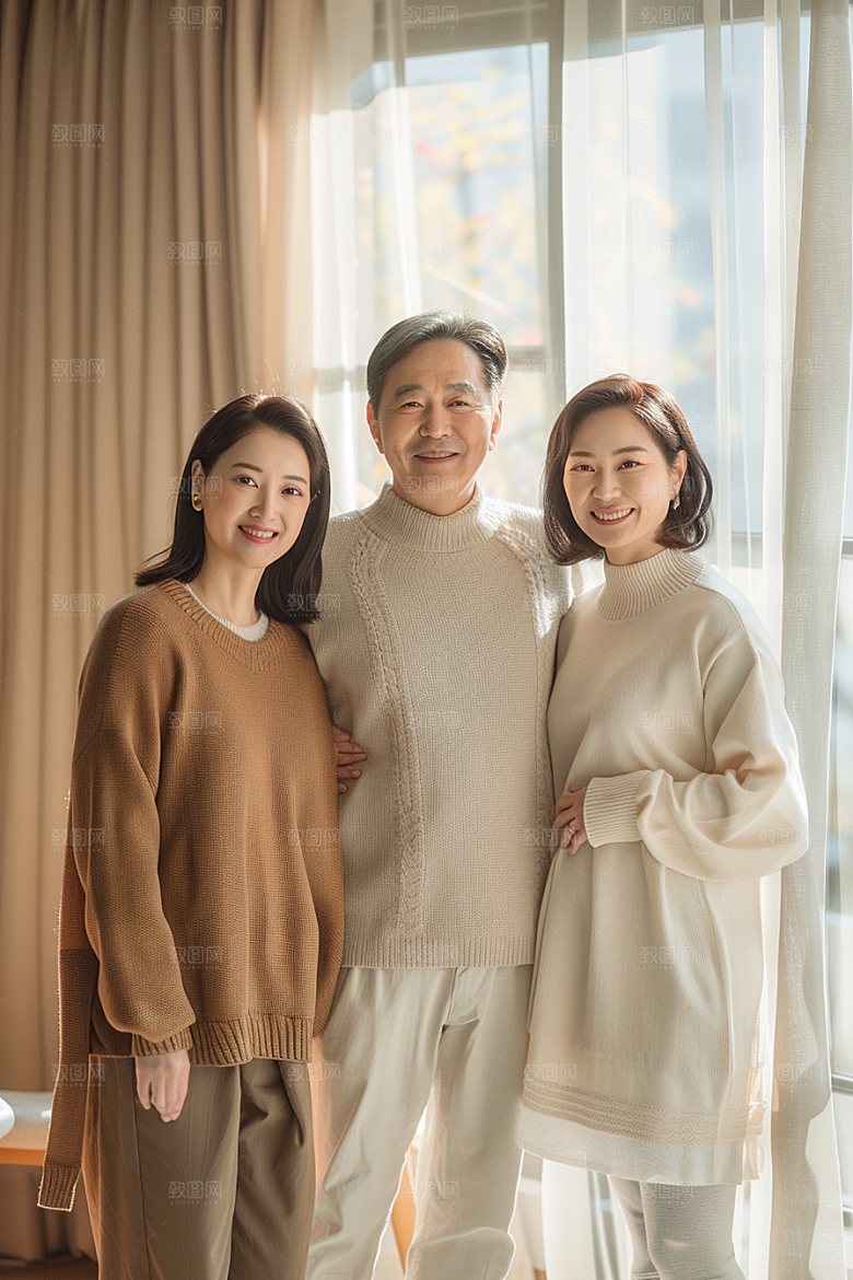 家庭人物其乐融融高清摄影图