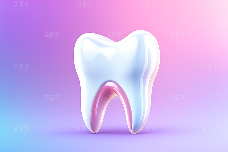 牙齿立体3D模型