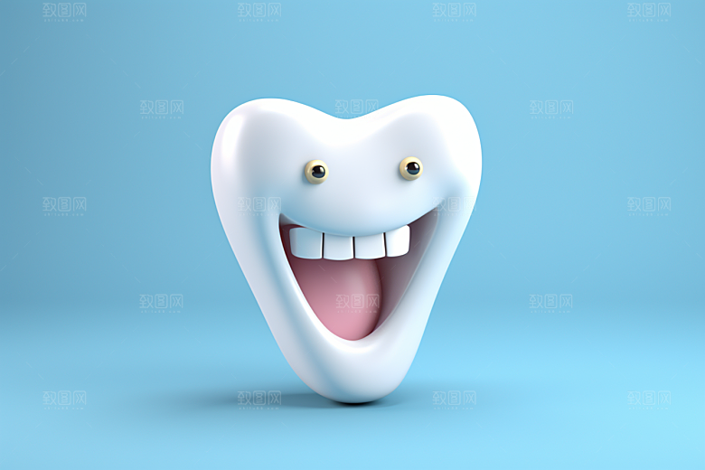 牙齿高清C4D模型