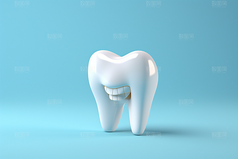 牙齿口腔健康C4D模型