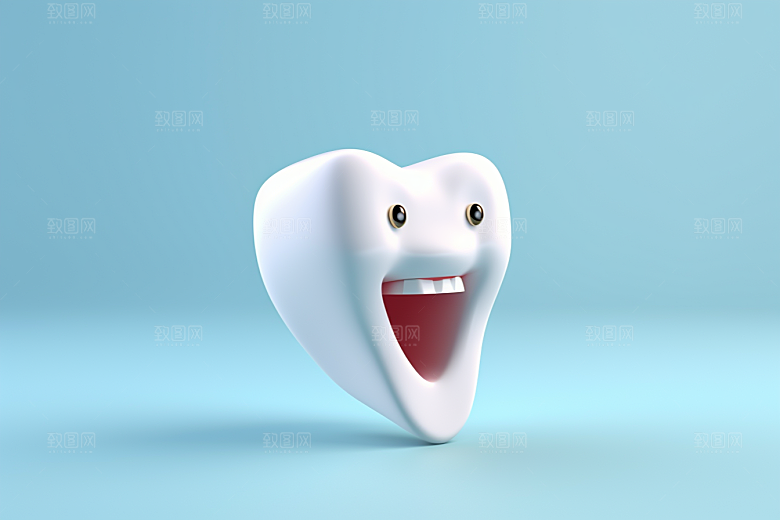 牙齿立体C4D模型