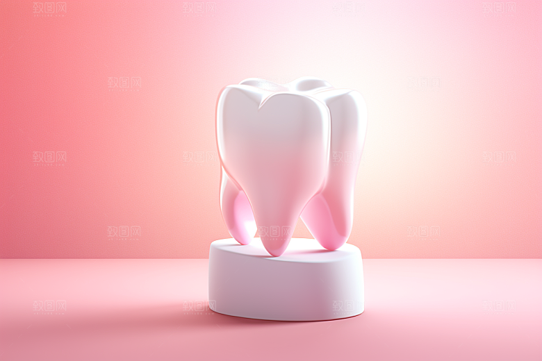 牙齿C4D高清模型