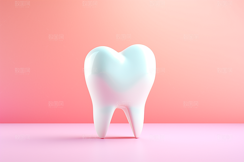 牙齿C4D立体模型