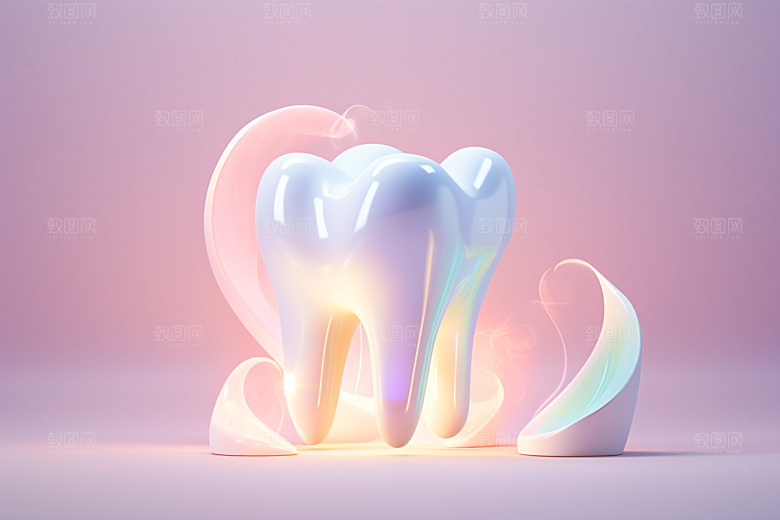 牙齿C4D高清模型