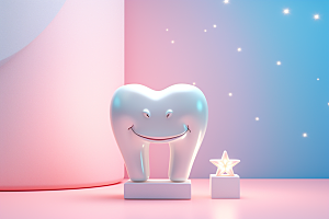 牙齿牙科口腔健康模型